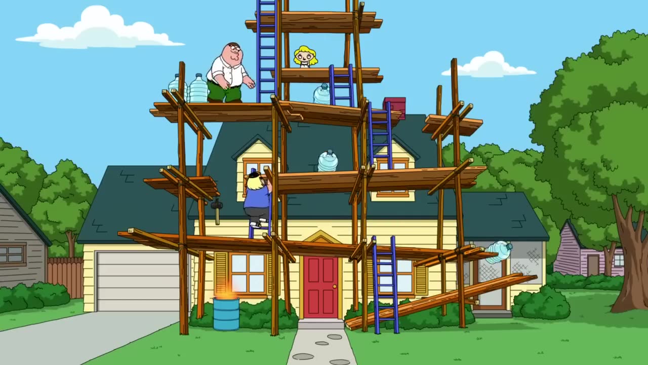 Family Guy - Donkey Kong house