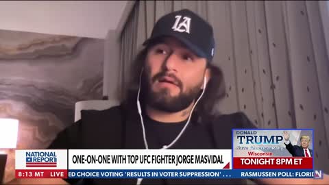 UFC champ Jorge Masvidal praises Trump * August 13, 2022