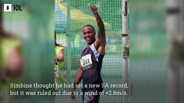 WATCH: The 9.82 time is now in the legs, says Akani Simbine