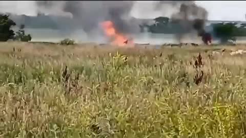 Armored explodes after being hit.