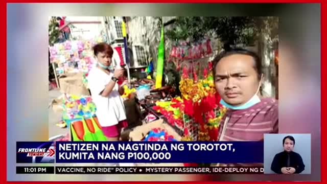 Netizen na nagtinda ng torotot, kumita ng P100,000