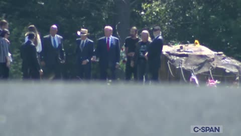 Donald Trump Participates in Wreath-Laying Ceremony at Flight 93 Memorial