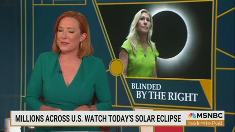 Jen Psaki Roasts Fox News For Eclipse Coverage At Southern Border