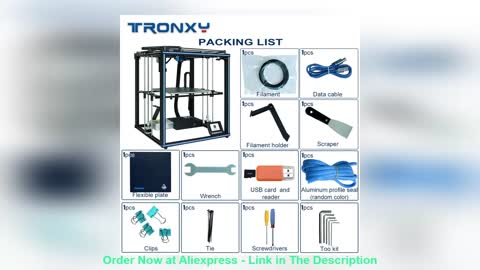 ☑️ TRONXY Newest 3D printers X5SA machine High Accuracy Auto level Version build 330x330x400 DIY