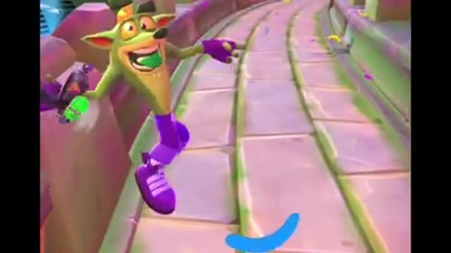 Oxide N. Tropy (Female) Battle Run Gameplay On Lost City - Crash Bandicoot: On The Run!