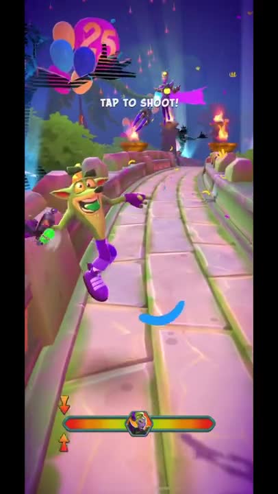 Oxide N. Tropy (Female) Battle Run Gameplay On Lost City - Crash Bandicoot: On The Run!