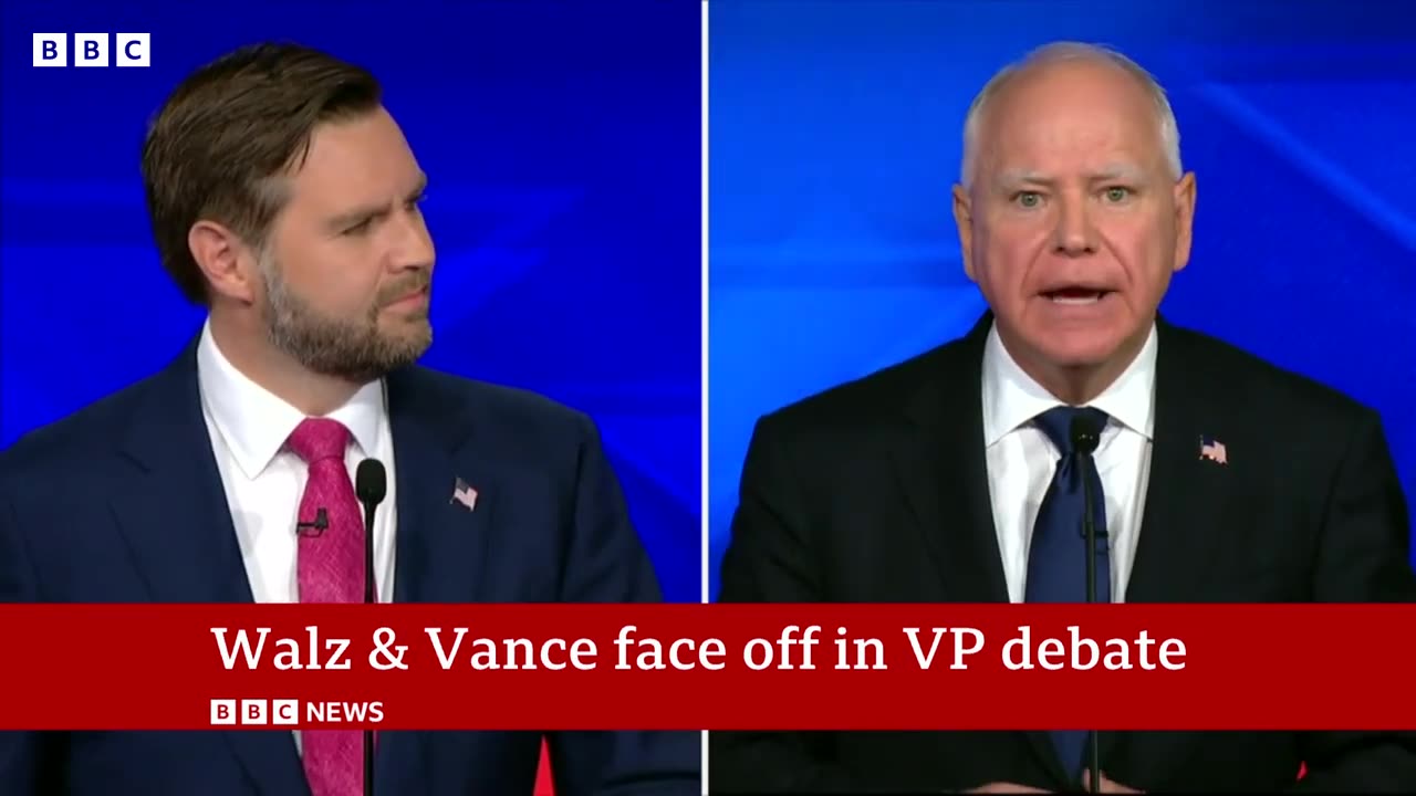 Walz v Vance: Highlights of US Vice Presidential debate