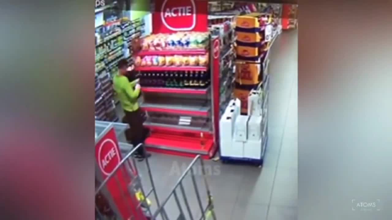 Accident in a store