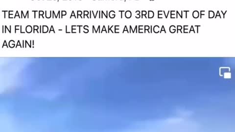 Dan Scavino FB story Throwback.