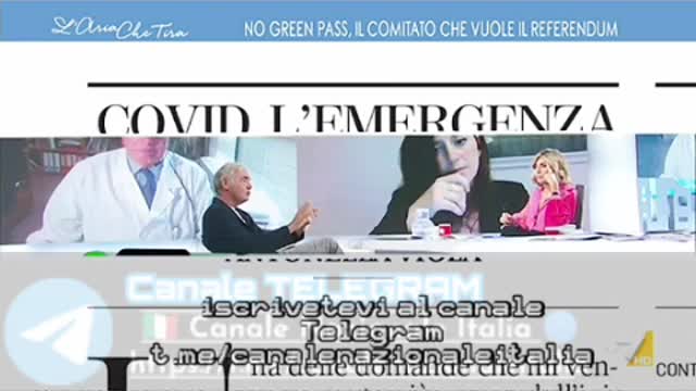 Giletti allineato ai pro vax