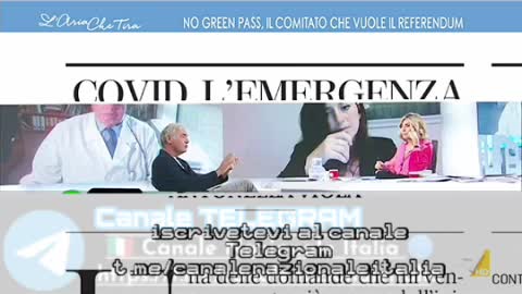 Giletti allineato ai pro vax