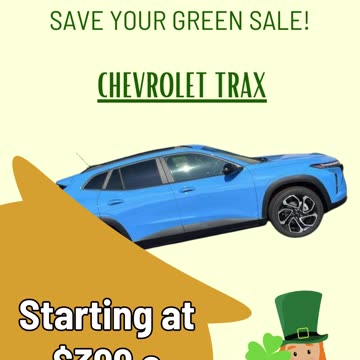 ST. PADDY’S SAVE YOUR GREEN SALE!