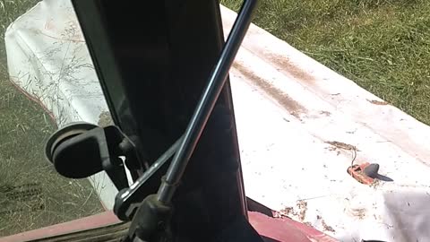 Mowing hay