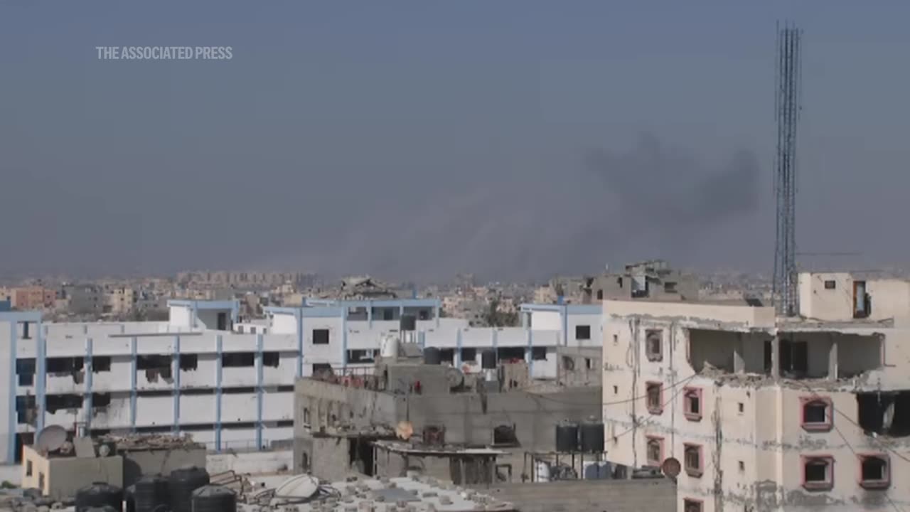 Smoke rises in southern Gaza as Blinken travels to region in attempt to seal cease-fire deal