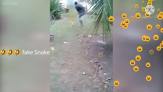 Accidental snake found his man