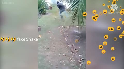 Accidental snake found his man