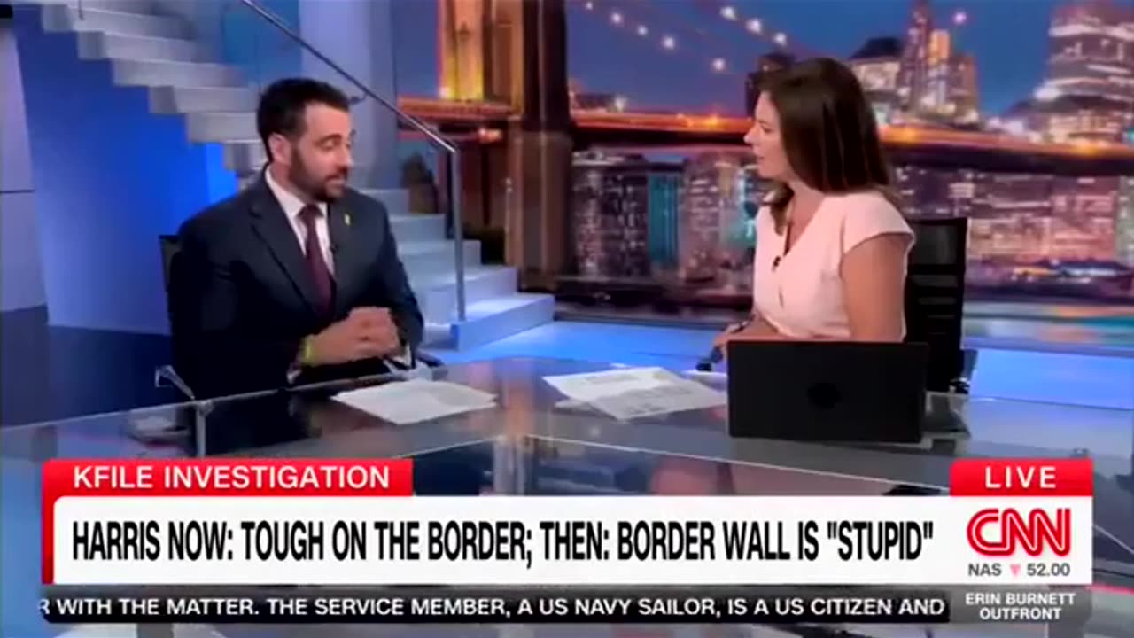CNN Wrecks Harris for Using Trump’s Border Wall in Campaign ad