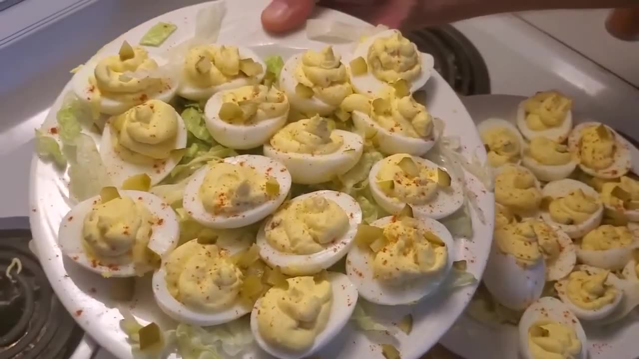 Easy Deviled Eggs Recipe and Hack