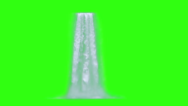 Green Screen Waterfall