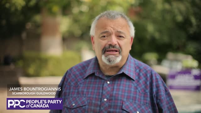 People's Party of Canada candidate for Scarborough Guildwood James Bountrogiannis.