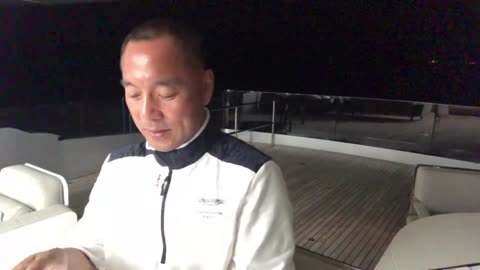 20180806文贵先生视频²：晚上：文贵致王健夫人及兄王伟先生的提示！法国这个与王健一起最后晚餐的女人！
