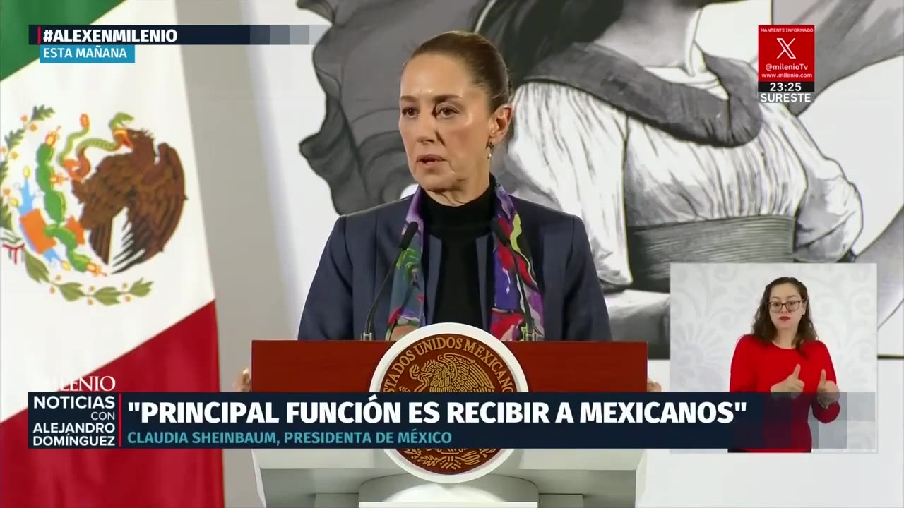 Claudia Sheinbaum respalda acuerdo de deportación entre México y Estados Unidos