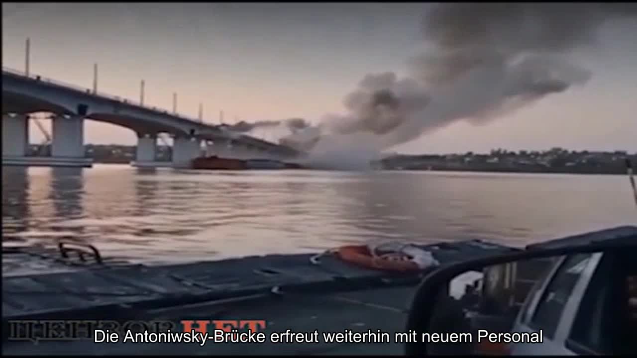 Die Antoniwsky-Brücke erfreut weiterhin mit neuem Personal