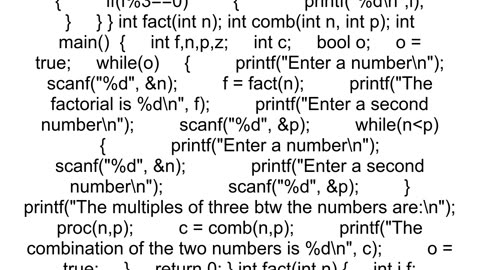 How you make procedure in C