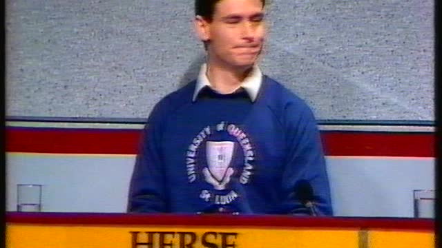 University Challenge Melbourne vs Queensland 1988