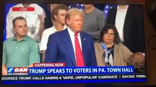 🦅 OANN Donald trump & governor Christi Noem SD Monday 08:12 pm