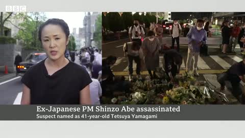 Body of former Japanese prime minister Shinzo Abe returns to Tokyo home - BBC News