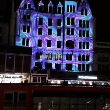 Light festival december 2020 Lausanne Switzerland