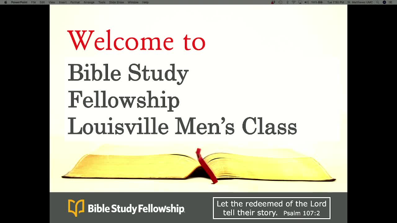 BSF Lecture Lesson 21 Matthew 19:20 to 21:17