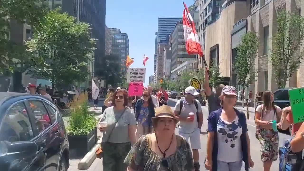 Freedom March Jul 09, 2022 - Toronto 🇨🇦