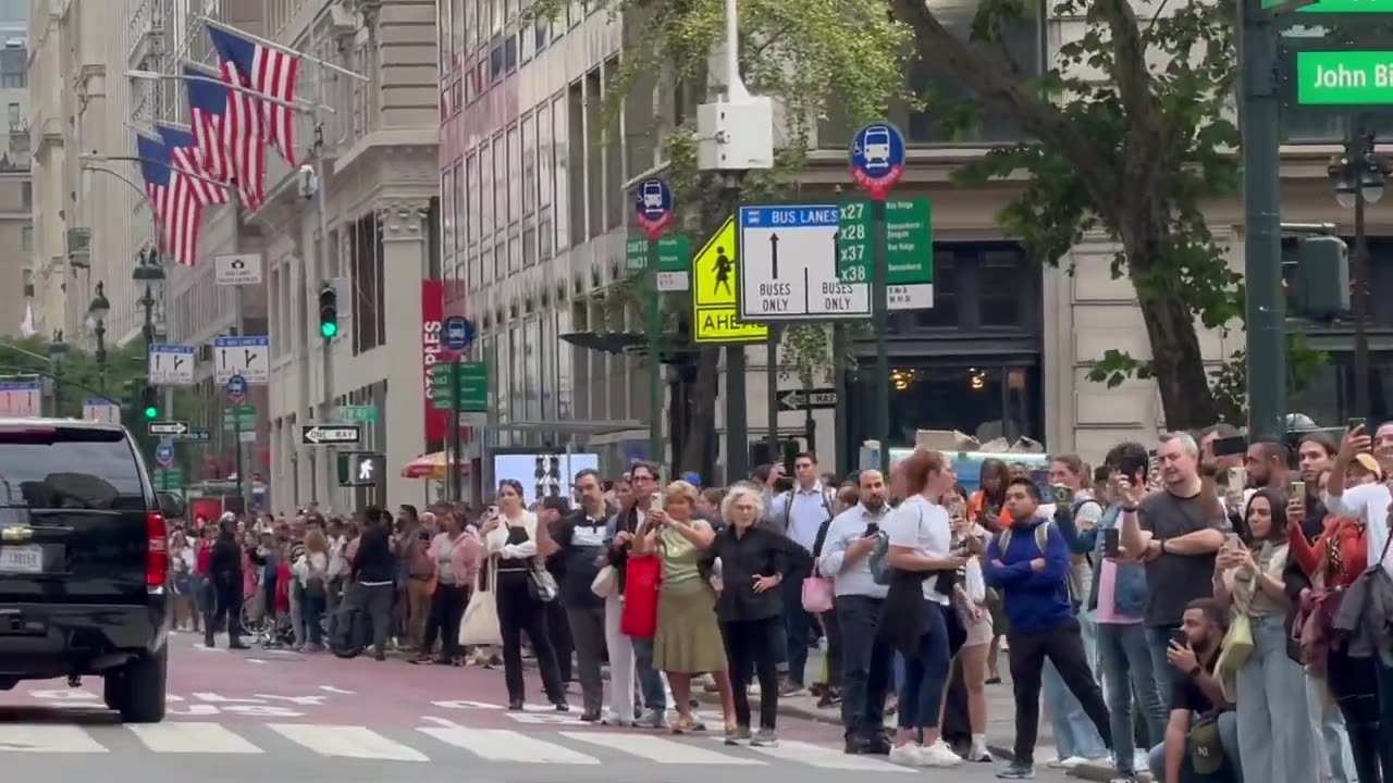 President Trump motorcade 9/18/2024 | NEW YORK CITY…