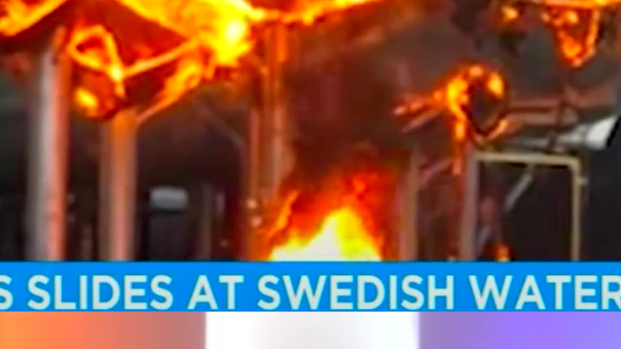 Water Part In Sweden Catches Fire In The Winter