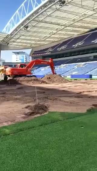 Dragão muda relvado para a nova época 2019/20