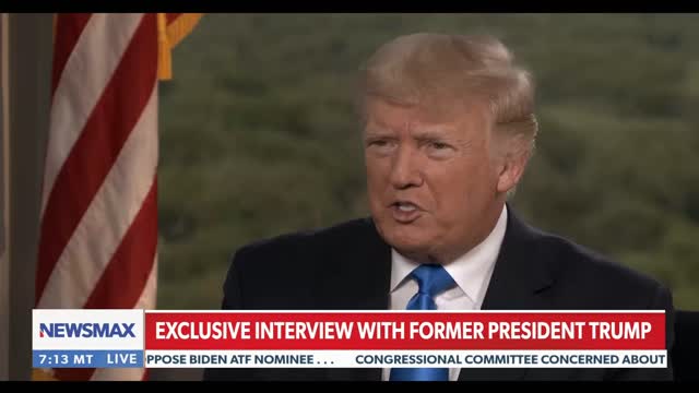 5.25.21 Cortes/Pellegrino Newsmax Trump interview...