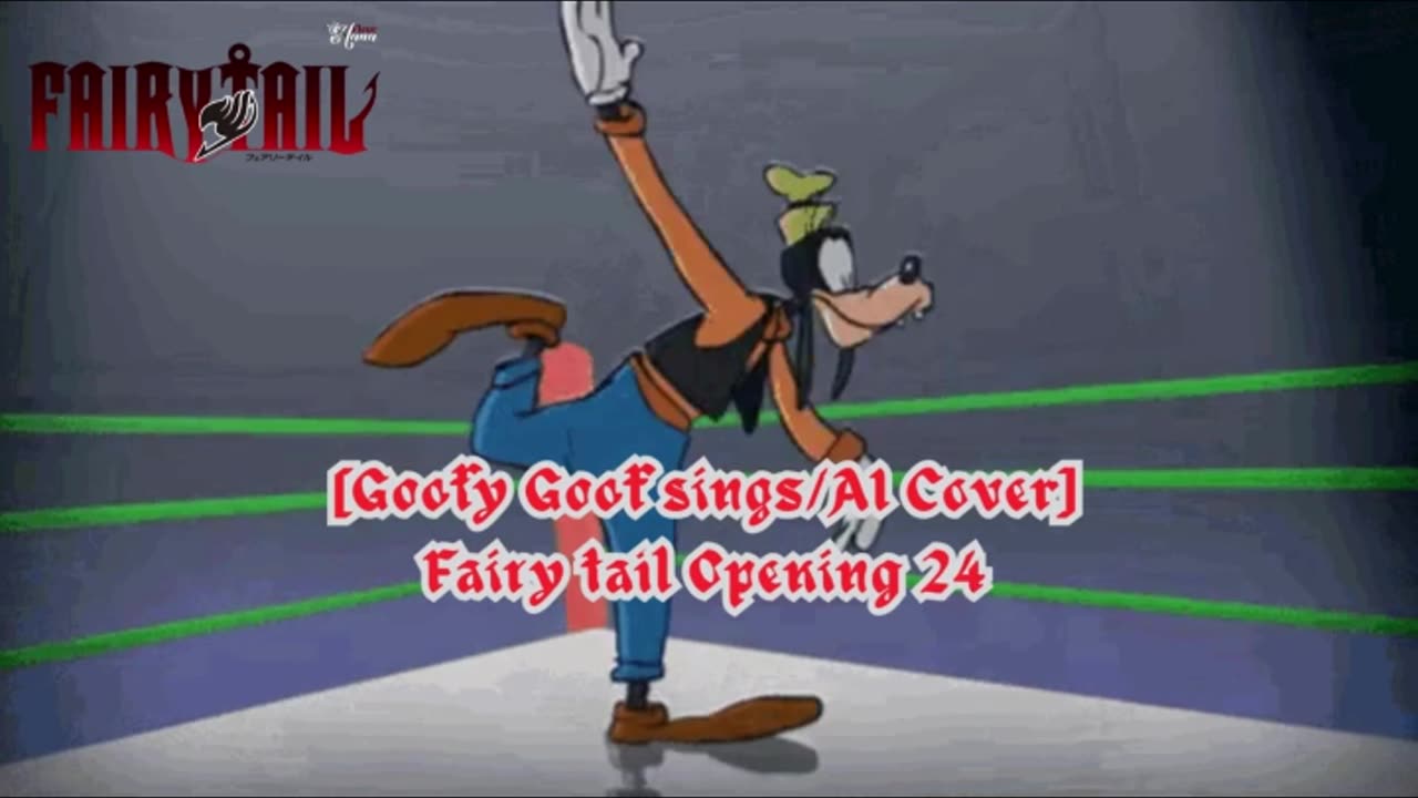 [Goofy Goof sings/AI Cover] Fairy tail Opening 24 | THE RAMPAGE from EXILE TRIBE - DOWN BY LAW