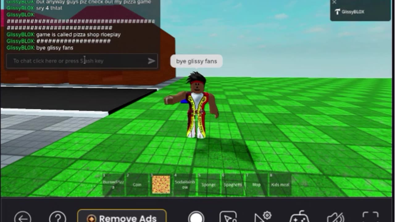 I made a roblox game