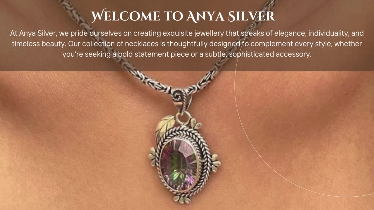 Discover Elegant Necklaces at Anya Silver – Crafting Timeless Beauty