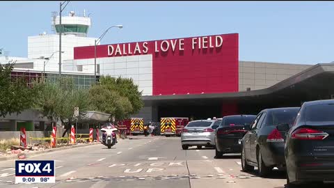"Shooting at Dallas Love Field captured on video, officer praised for saving lives "