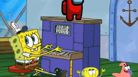 SpongeBob And Patrick Are Pretending To Be Imposters While SpongeBob Plays The Piano 🎹