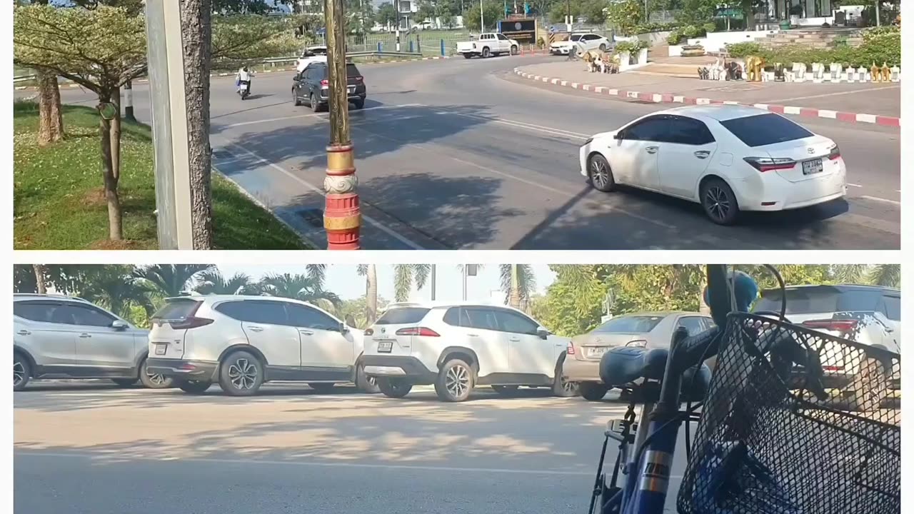 FRIDAY MORNING TRAFFIC _ NONG PRAJAK PUBLIC PARK _ UDON THANI ISAAN THAILAND #shorts