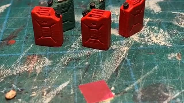 How to make miniature Jerry cans