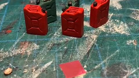 How to make miniature Jerry cans