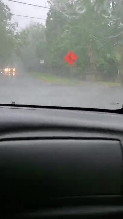 Blizzard of rain (July 2021)