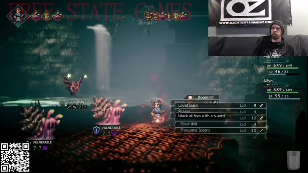 Free State Games - Octopath Traveler - Part 4 - Clearbrook - Alfyn Milks a Big White Snake!