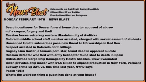 Enoch's News Blast