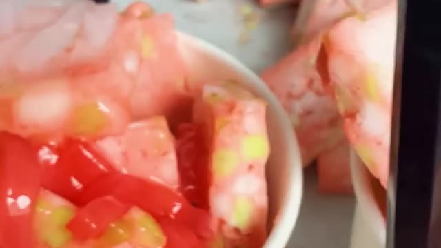 ColorFul Jelly IceCream Street food